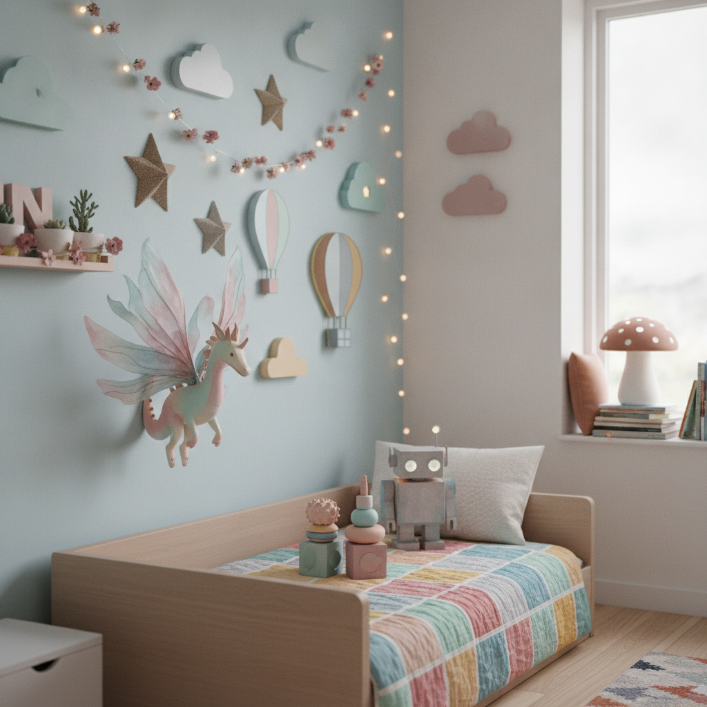 Originele decoratie voor de kinderkamer