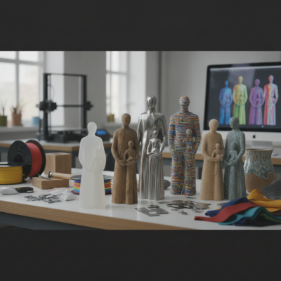 Materialen voor Een 3D poppetje: wat zijn de opties?